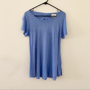 Anthropologie T.La   Lace up Back Tee Small